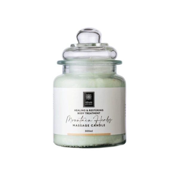 MOUNTAIN HERBS MASSAGE CANDLE,  300ml